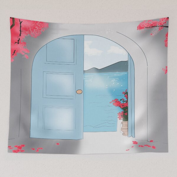 Item preview, Blue Door Greek Island Kalokairi  designed and sold by the little fennec.