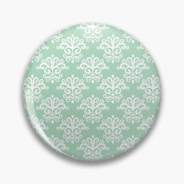 Item preview, Seamless Damask Pattern Turquoise #3 designed and sold by MadeInR.