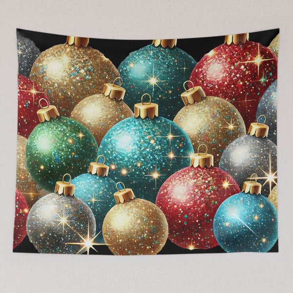 Item preview, Sparkling Christmas Ornaments designed and sold by SportyAndArtful.