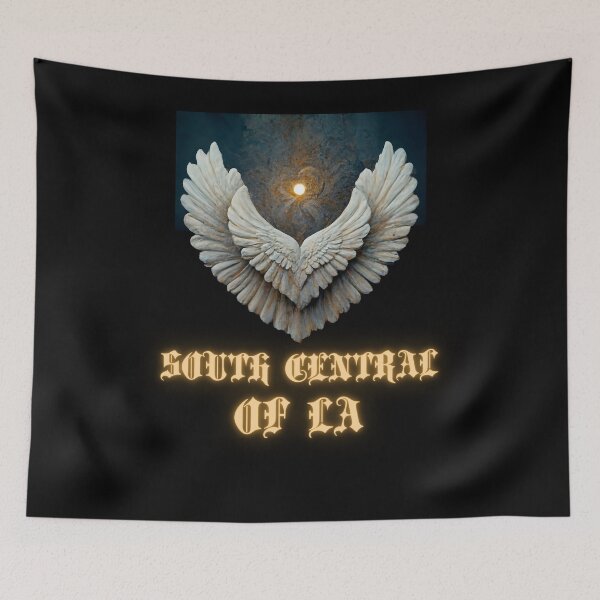 Item preview, South Central of L A  in angels wings and light gothic style happy gifts designed and sold by thankful-loco.