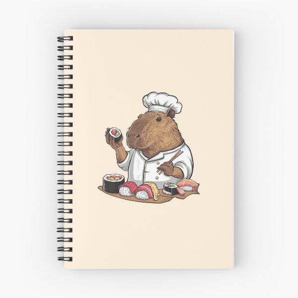 Item preview, Capybara Sushi Master - Funny Capybara designed and sold by canvadreamer444.