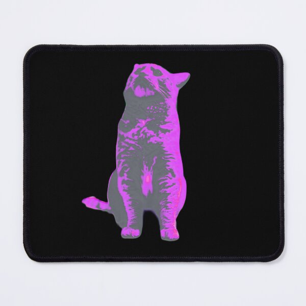 Item preview, Retro curious kitty pink designed and sold by FlossOrFi.
