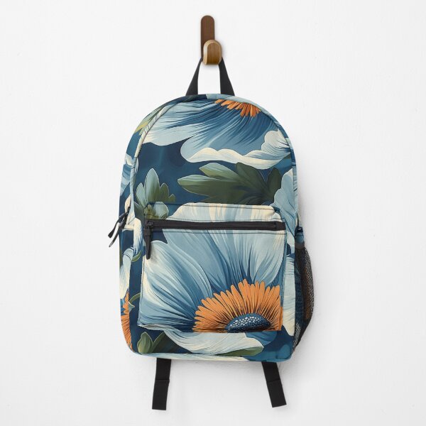 Item preview, Blue Whimsical Poppies designed and sold by ffatts.