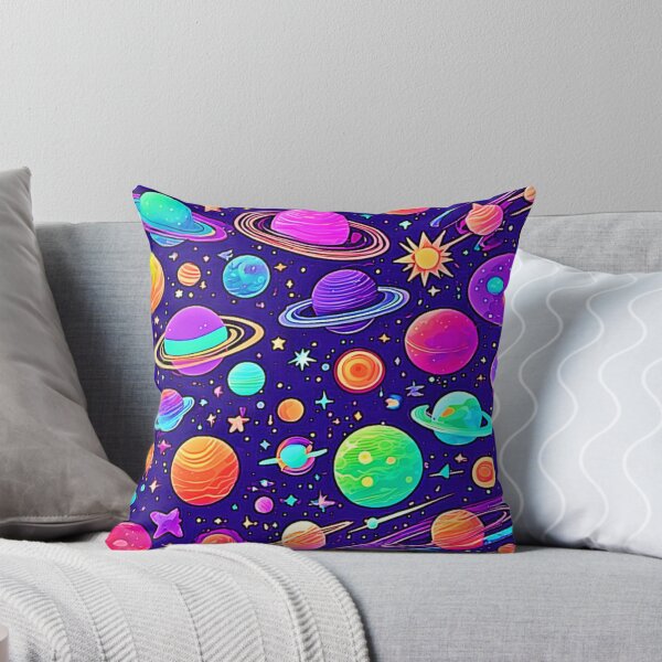 Item preview, Flowy Neons: Planets & Stars designed and sold by Health And Fitness Posts e-Store.