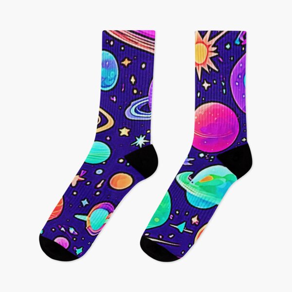 Item preview, Flowy Neons: Planets & Stars designed and sold by Health And Fitness Posts e-Store.