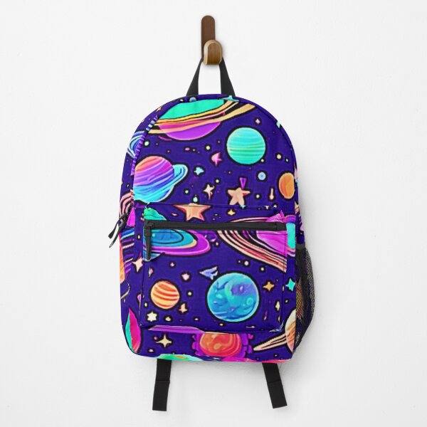 Item preview, Flowy Neons: Planets & Stars designed and sold by Health And Fitness Posts e-Store.