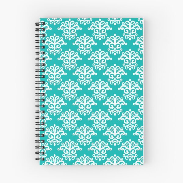Item preview, Seamless Damask Pattern Turquoise #6 designed and sold by MadeInR.