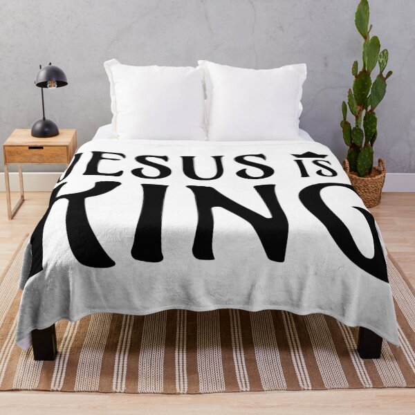 Item preview, Jesus is King - Christian Quote designed and sold by kaartistore.