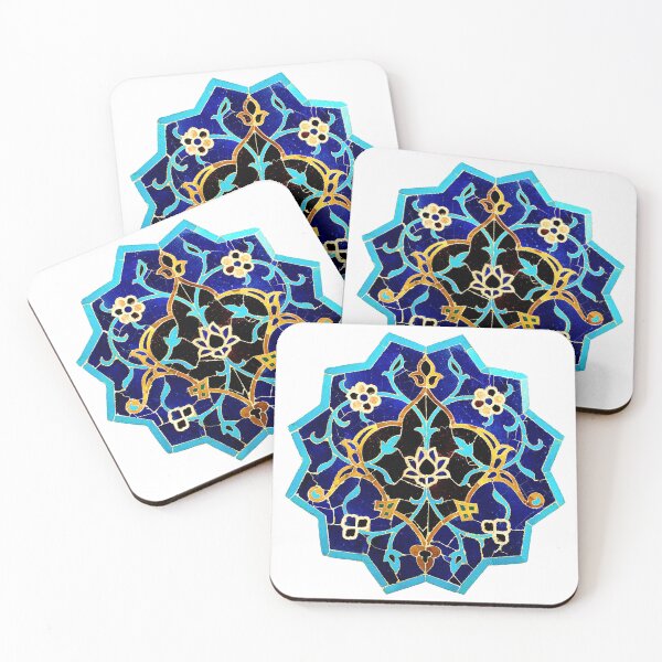 Item preview, Central Asian Tile Mosaic 15th Century designed and sold by RocketshipRetro.