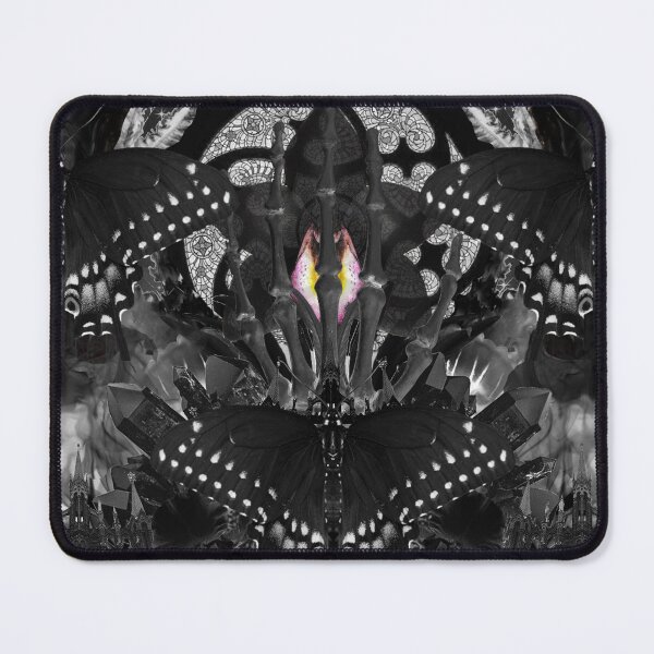 Item preview, 'Goth Moth' ft. Black Orchid, Skeleton and Gothic Architecture designed and sold by Venus-in-Virgo.