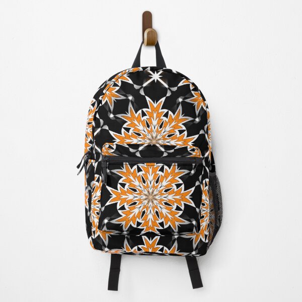Item preview, Bizarre Geometric Seamless Pattern Orange White Black designed and sold by taiche.