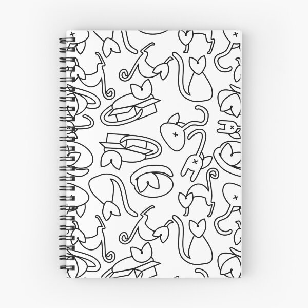 Item preview, Cute Cats Repeating Pattern/colouring sheet designed and sold by IttyDesignsByJ.