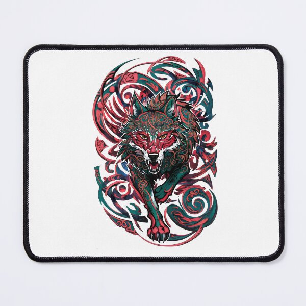 Item preview, Celtic Wolf Abstract Design designed and sold by CELTIC-DESIGNS.