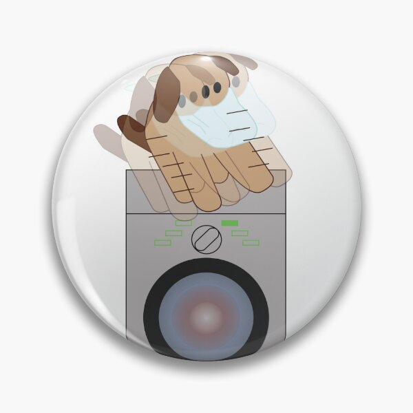 Item preview, Ninja Dog Laundry washer designed and sold by JLouxDesigns.