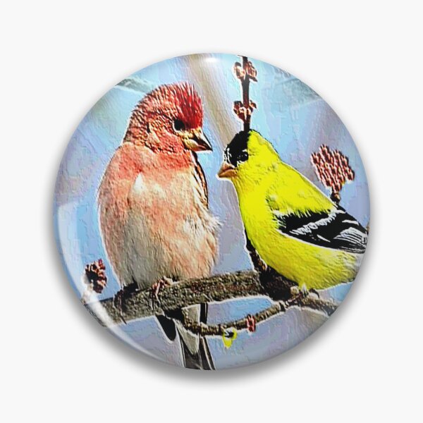 Item preview, Two Finches on a Tree Branch designed and sold by kristalcurt.
