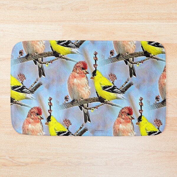 Item preview, Two Finches on a Tree Branch designed and sold by kristalcurt.