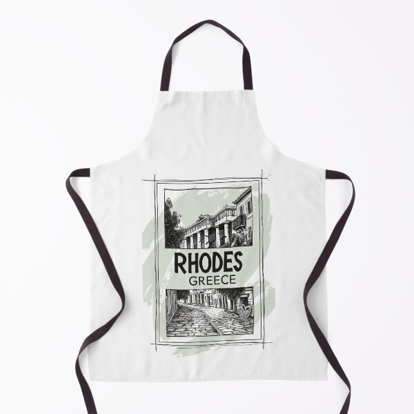 Item preview, A Vintage Travel Art of Rhodes - Greece designed and sold by GoodOldVintage.