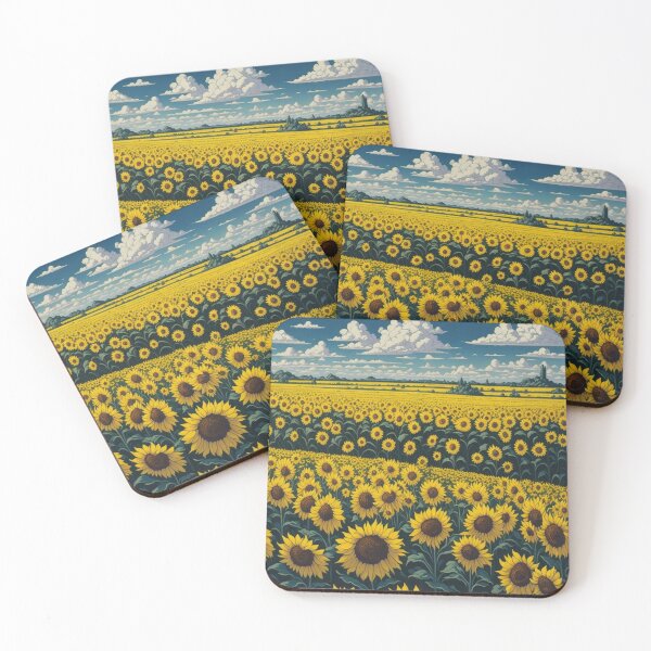 Item preview, Sunflower field designed and sold by cleecl.