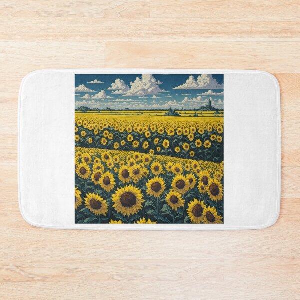 Item preview, Sunflower field designed and sold by cleecl.