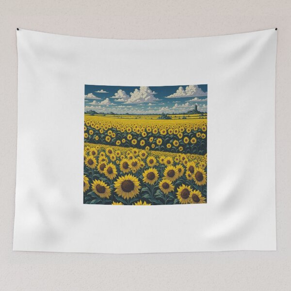 Item preview, Sunflower field designed and sold by cleecl.