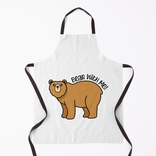 Item preview, Bear With Me! Funny Bear Pun designed and sold by PMCreative.