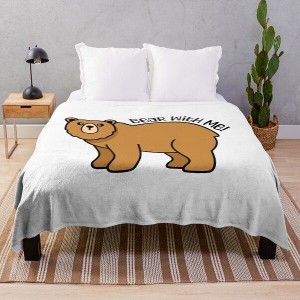 Item preview, Bear With Me! Funny Bear Pun designed and sold by PMCreative.