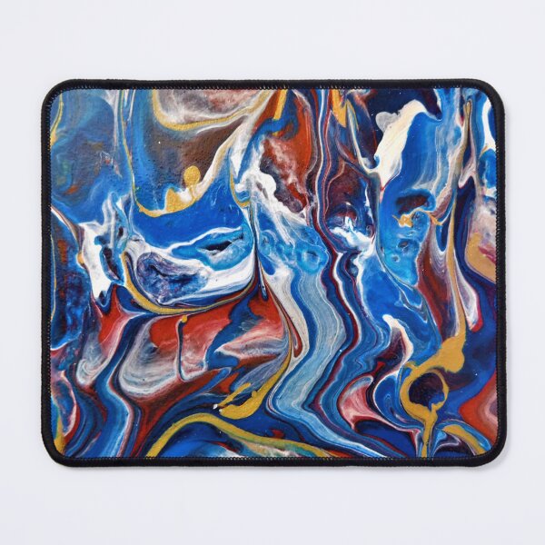 Item preview, Blue and Red Fluid Painting designed and sold by cmag13.