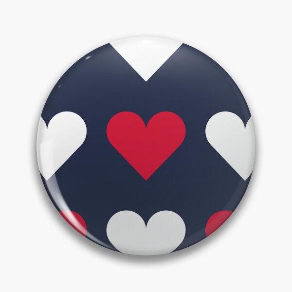 Item preview, Large RED, WHITE and NAVY BLUE LOVE HEARTS designed and sold by RachelMacht.