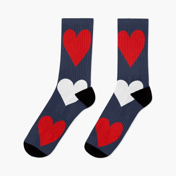 Item preview, Large RED, WHITE and NAVY BLUE LOVE HEARTS designed and sold by RachelMacht.