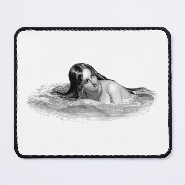 Item preview, The Water Nymph by Thomas Sully, 1840, Engraved Antique Portrait designed and sold by juiceboxvintage.