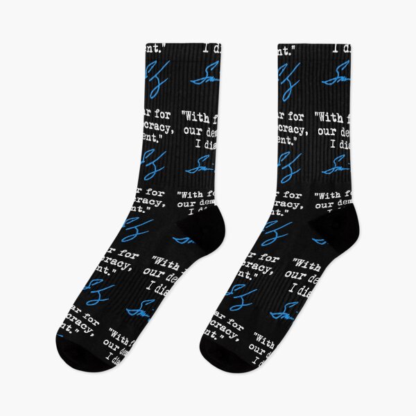 Item preview, With fear for our democracy, I dissent. - Justice Sotomayor (BLUE/white) designed and sold by Thelittlelord.