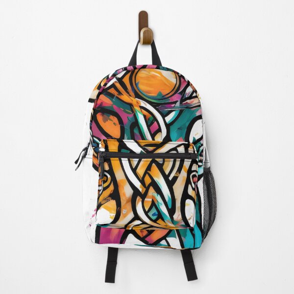 Item preview, Celtic High Cross Colour Splash Abstract Design designed and sold by CELTIC-DESIGNS.