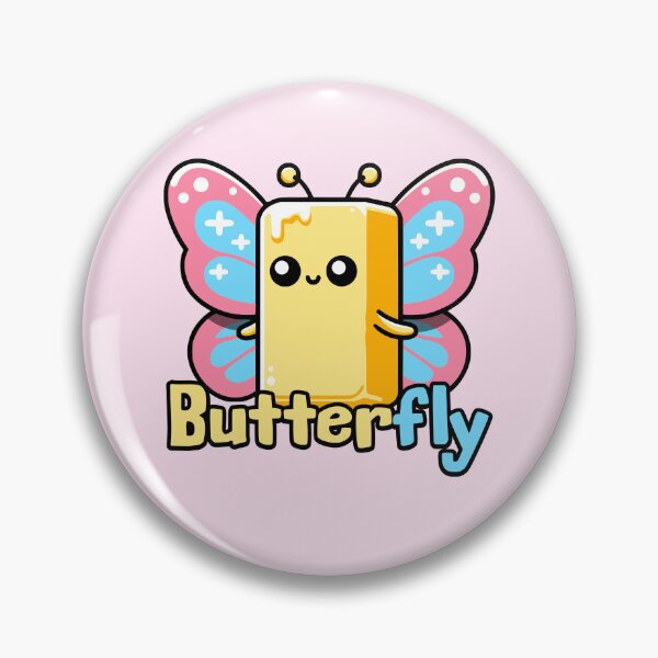 Item preview, Butterfly! Cute Butter Butterfly Pun designed and sold by PMCreative.