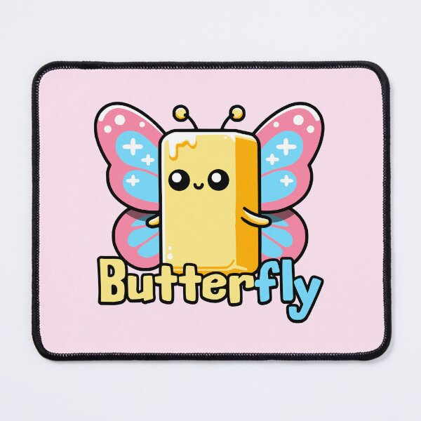 Item preview, Butterfly! Cute Butter Butterfly Pun designed and sold by PMCreative.