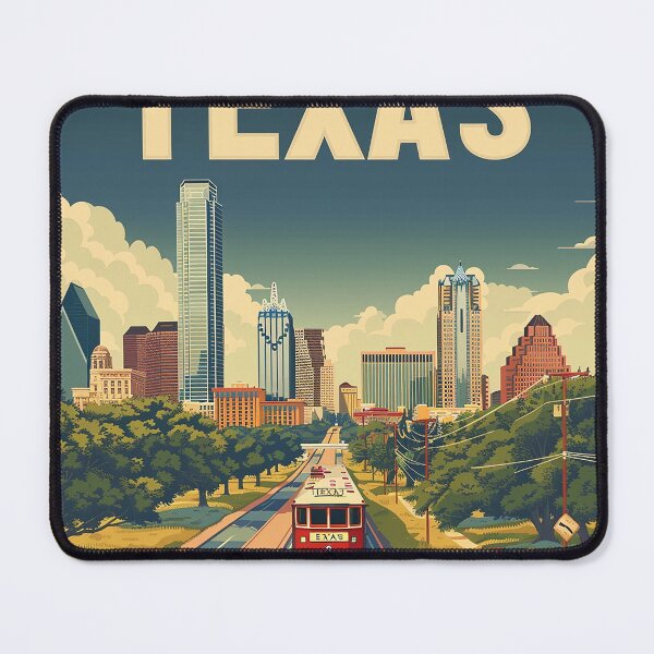 Item preview, Texas City Art designed and sold by nomiraclehere.