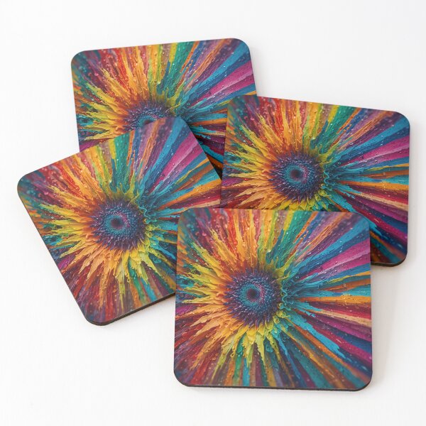 Item preview, Dreamscape Vibrant Floral Abstract Background designed and sold by BrickXSq.
