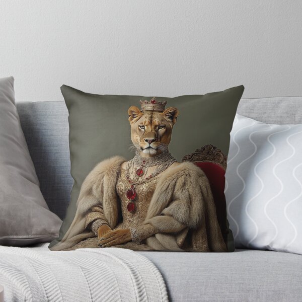 Item preview, A regally adorned lioness designed and sold by ModernTwisted.