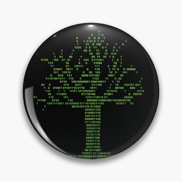 Item preview, Binary tree straight - green designed and sold by Warrioll.