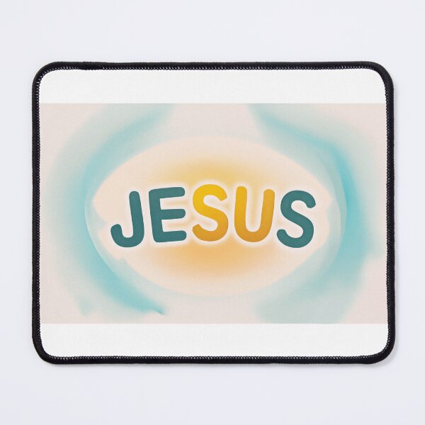Artikelvorschau, Ein warmes und einladendes typografisches Design, das „Jesus“ in einer modernen und freundlichen Schriftart buchstabiert entworfen und verkauft von artumbre.