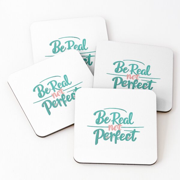 Item preview, Be Real, Not Perfect - Inspirational Handwritten Design designed and sold by TrendyCanvasC.