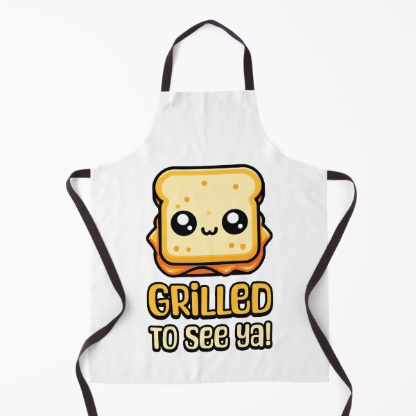 Item preview, Grilled To See Ya! Cute Grilled Cheese Pun designed and sold by PMCreative.