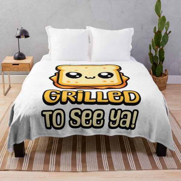 Item preview, Grilled To See Ya! Cute Grilled Cheese Pun designed and sold by PMCreative.