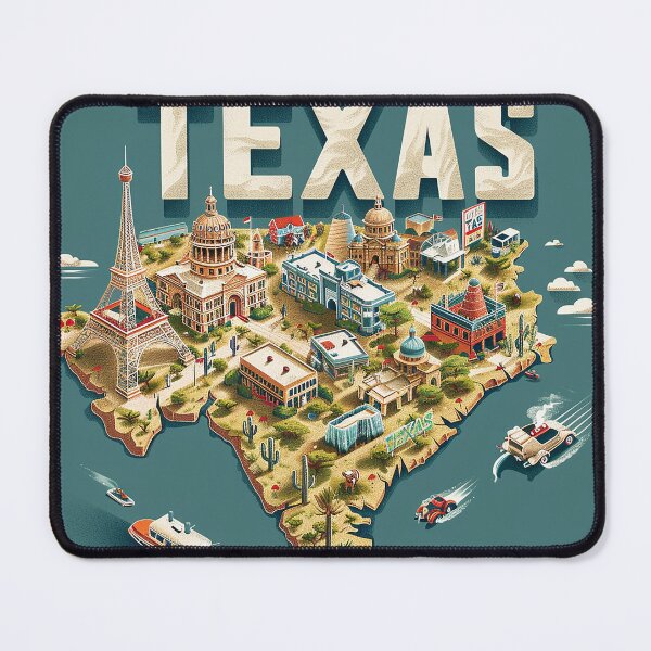Item preview, Texas City Art designed and sold by nomiraclehere.