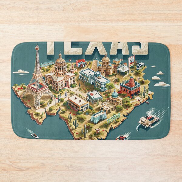 Item preview, Texas City Art designed and sold by nomiraclehere.