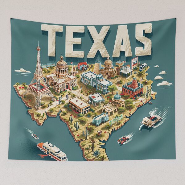 Item preview, Texas City Art designed and sold by nomiraclehere.