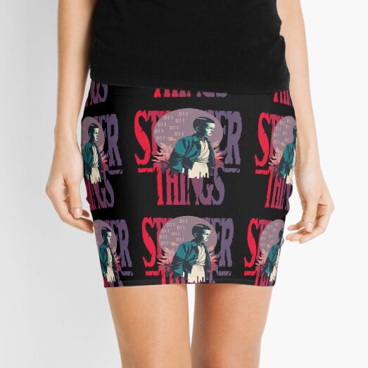Item preview, STRANGER THINGS, Eleven (black background) designed and sold by bekksa.