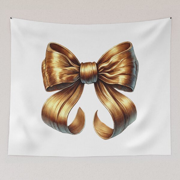 Item preview, Tiny Golden Bow designed and sold by Blink Art Studio.