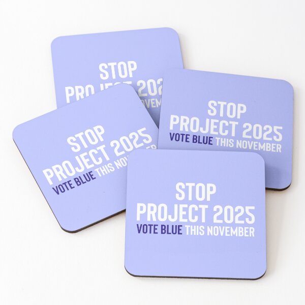 Item preview, Stop Project 2025 - VOTE BLUE designed and sold by cmplxsimplemnds.