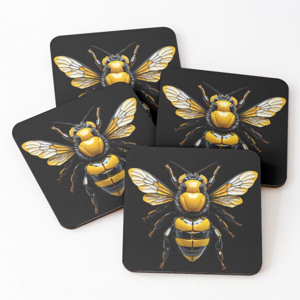 Item preview, Mechanical Marvel: Steampunk Bumblebee Design designed and sold by JackrabbitPub.