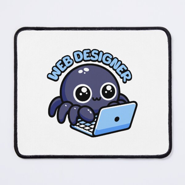 Item preview, Web Designer! Cute Spider Pun designed and sold by PMCreative.